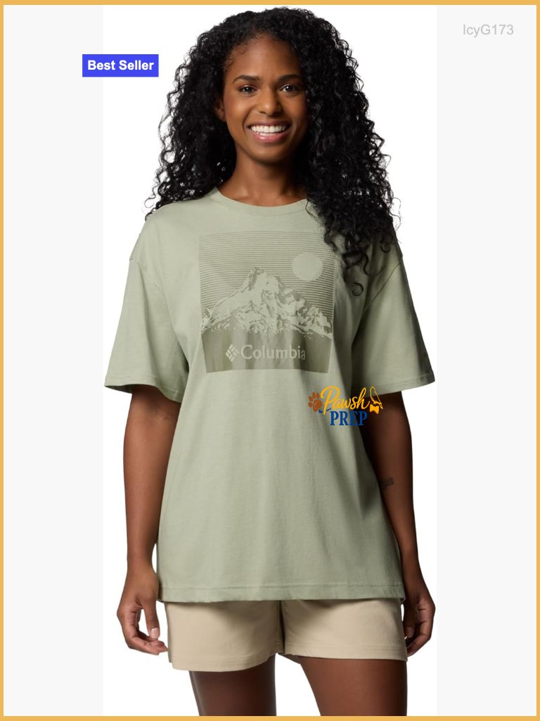 Oversized Organic Cotton T-Shirt, Relaxed Fit, Graphic Back, Activewear